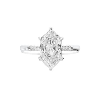 Aiden Lab Grown Diamond Dutch Marquise Center Engagement Ring in Platinum (3 1/4 ct. tw.)