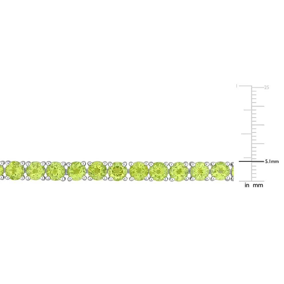 Peridot Bracelet in Sterling Silver – Image 3 of 3