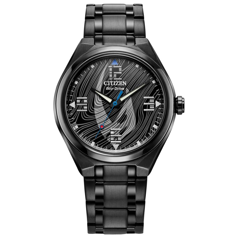 Men's Mandalorian Watch in Black Ion-Plated Stainless Steel, 40MM – Image 1 of 4