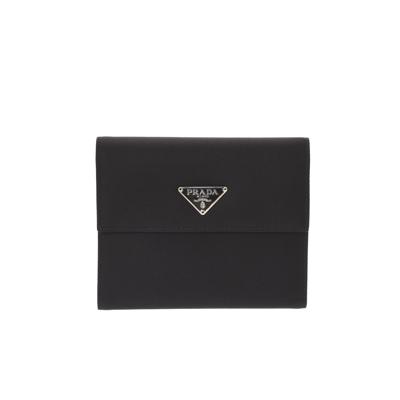 Pre-Owned Prada Tri-Fold Compact wallet Mini Wallet