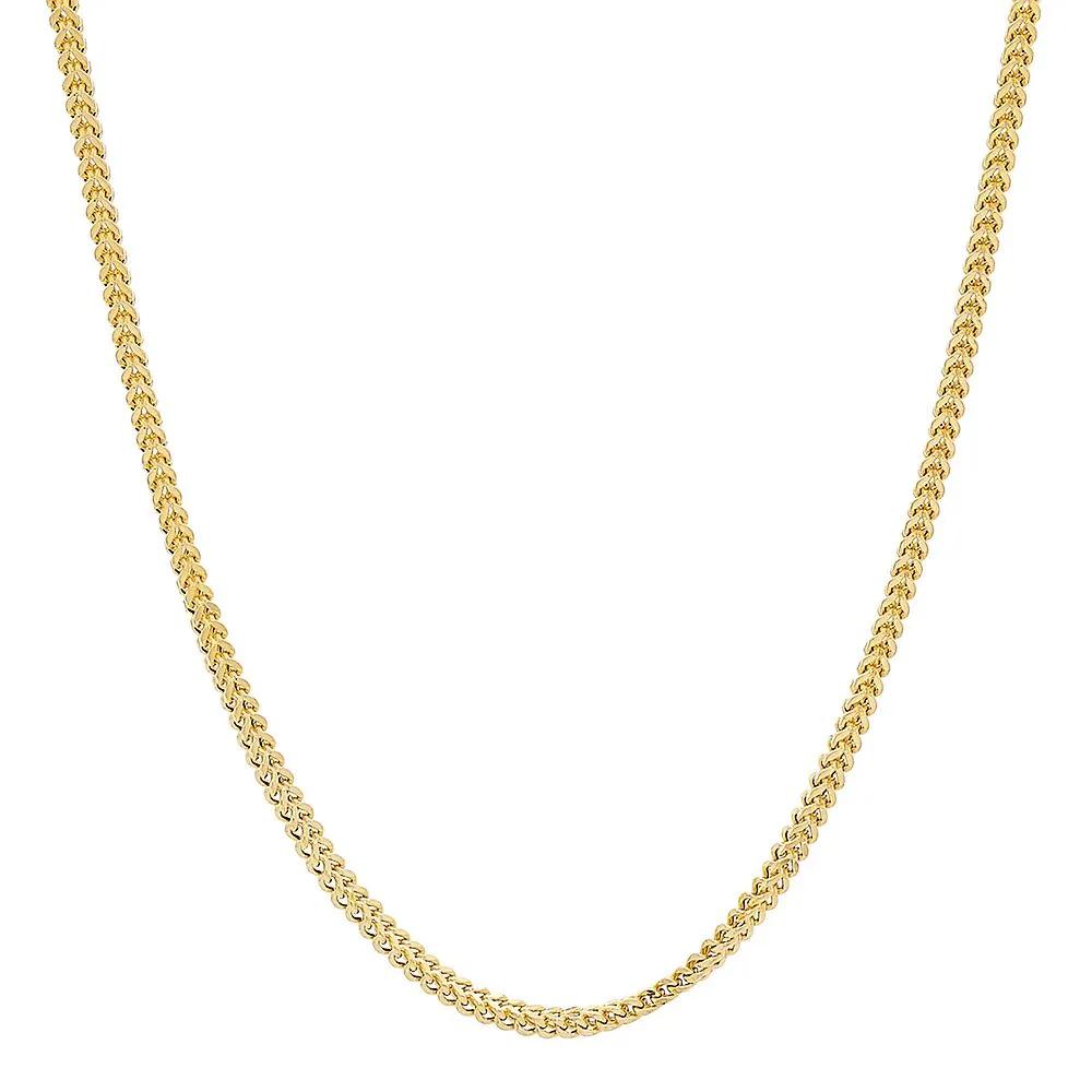 フランコチェーン フランクリン JEWELRY 14KT ゴールド Franco Chain in 14K Yellow Gold, 22