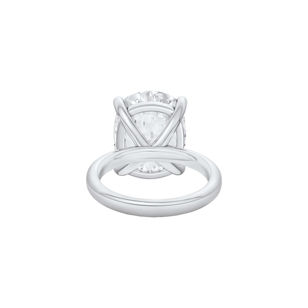 Lab Grown Diamond Elongated Cushion-Cut Engagement Ring in Platinum (10 ct. tw.) – Image 4 of 4