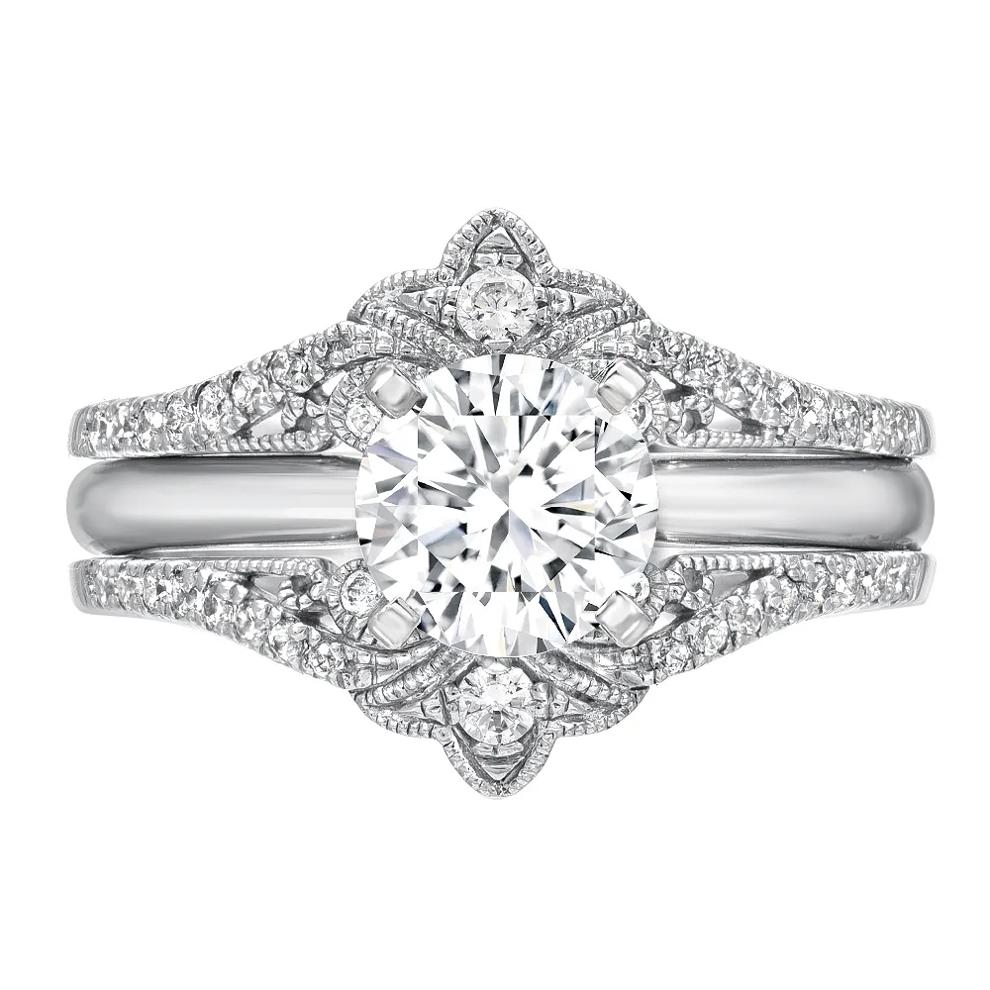 1/4 ct. tw. Diamond Ring Enhancer in 10K White Gold – Image 5 of 6