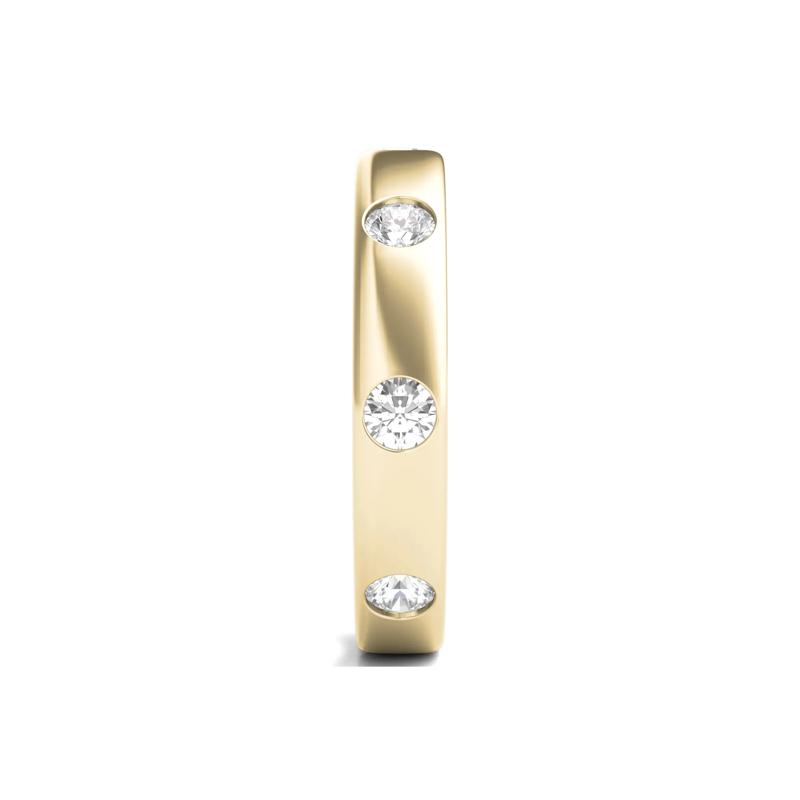 Round Diamond Wide-Set Band in 14K Yellow Gold &#40;3/4 ct. tw.&#41; – Image 3 of 3