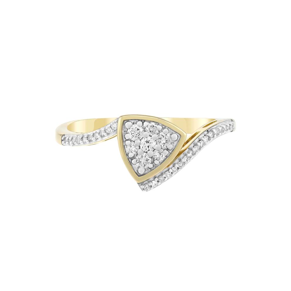 Diamond Ring in 10K Yellow Gold (1/5 ct. tw.) – Image 1 of 3