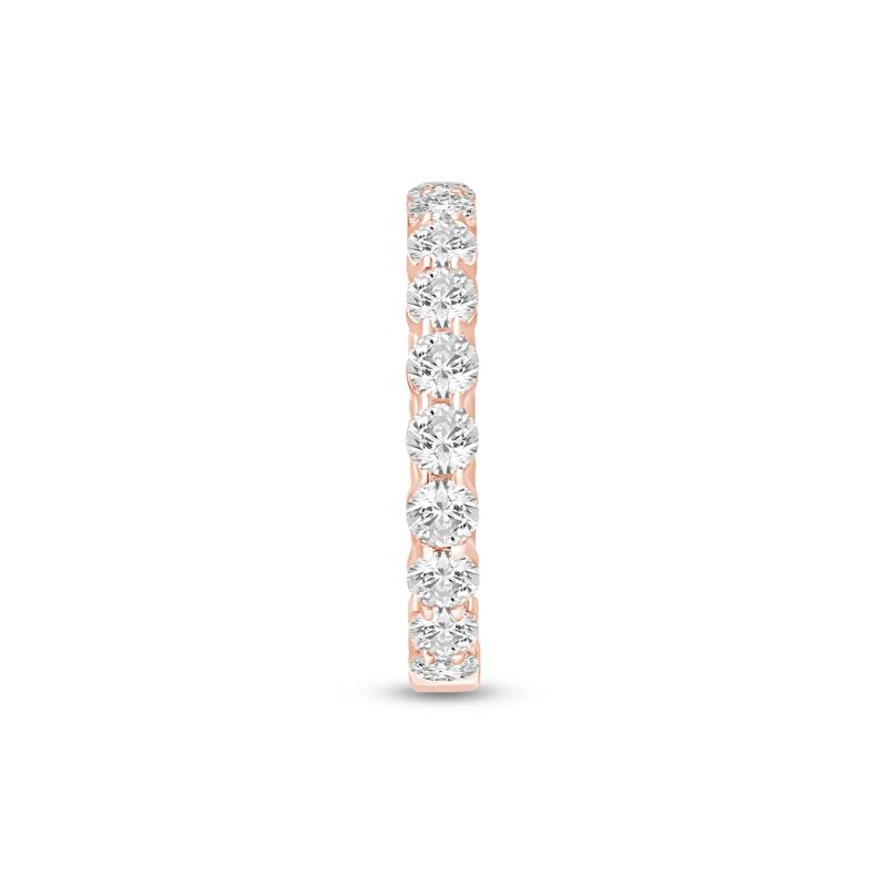 Round-Cut Sizeable Diamond Eternity Band in 14K Rose Gold (2 ct. tw.) – Image 3 of 3