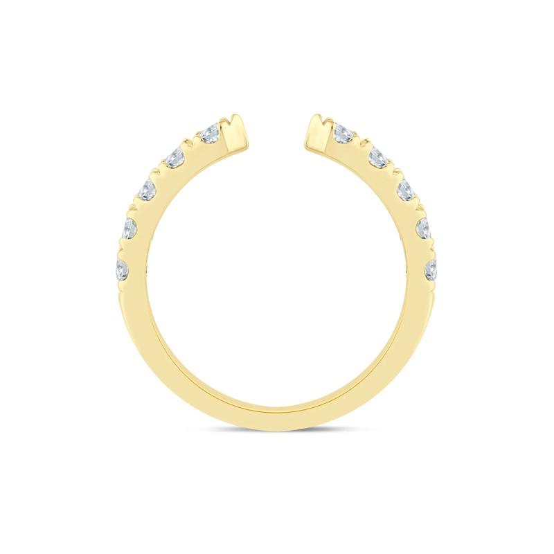 Lab Grown Diamond Open Anniversary Band in 14K Yellow Gold &#40;5/8 ct. tw.&#41; – Image 2 of 3