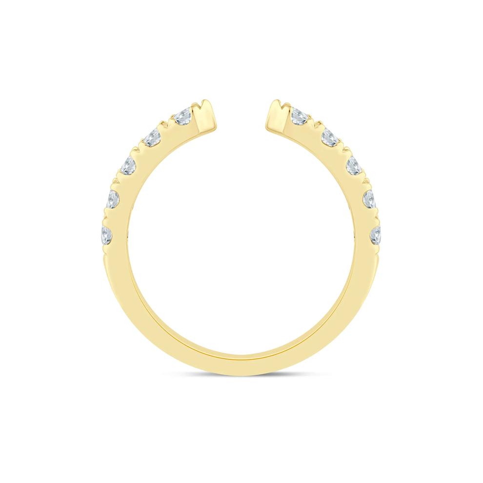 Lab Grown Diamond Open Anniversary Band in 14K Yellow Gold (5/8 ct. tw.) – Image 2 of 3