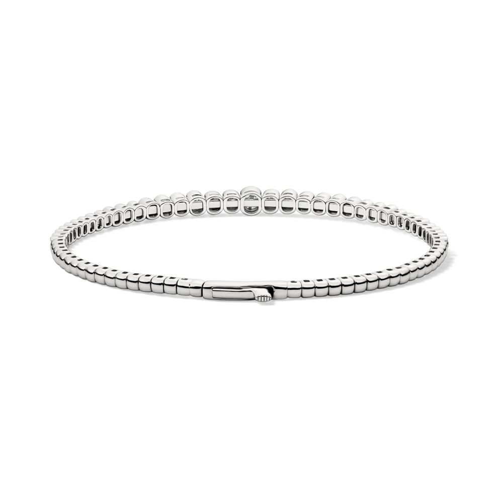 Lab Grown Diamond Bangle Bracelet in 14K White Gold (2 ct. tw.) – Image 2 of 2