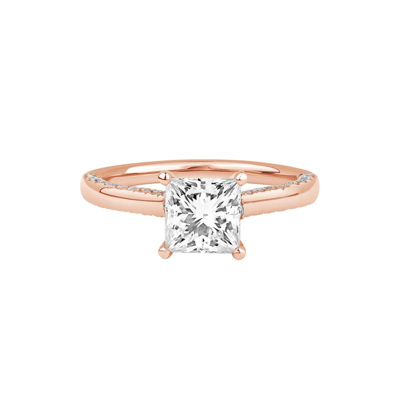 Abigail Lab Grown Diamond Engagement Ring in 14K Rose Gold &#40;2 ct. tw.&#41; – Image 1 of 4