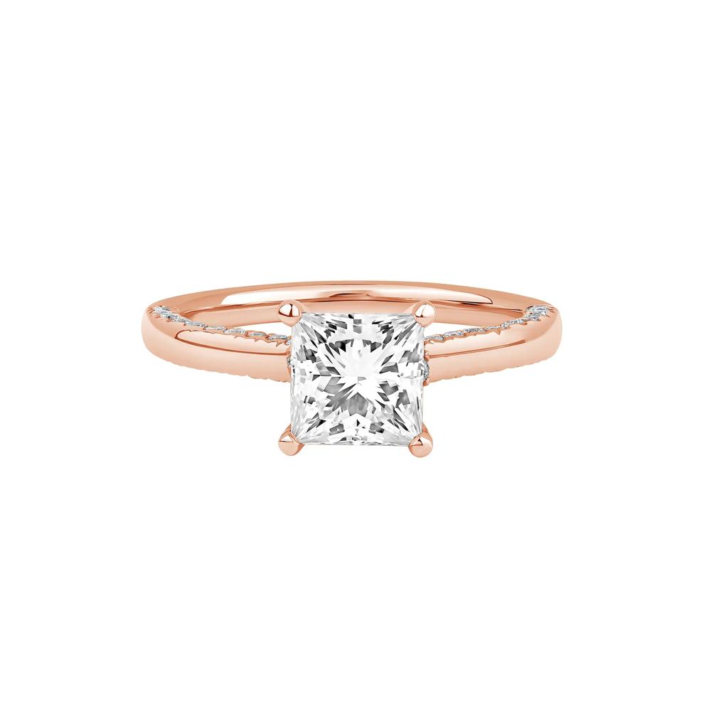 Abigail Lab Grown Diamond Engagement Ring in 14K Rose Gold (2 ct. tw.) – Image 1 of 4