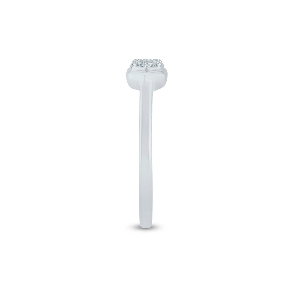 Diamond Ring in 10K White Gold (1/8 ct. tw.) – Image 3 of 3