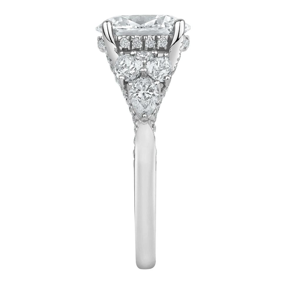 Taylor Lab Grown Diamond Engagement Ring in Platinum (3 1/3 ct. tw.) – Image 3 of 4