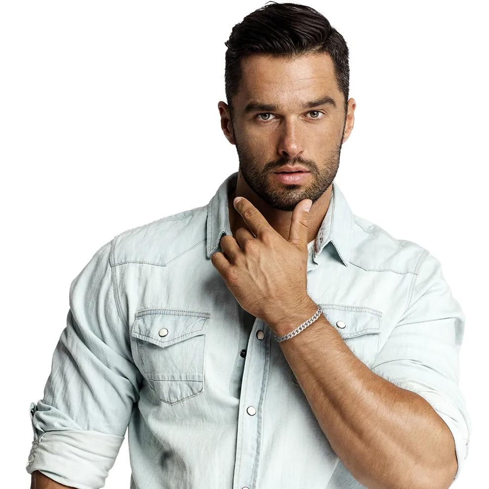 Men's Miami Cuban Bracelet in Sterling Silver – Image 2 of 2