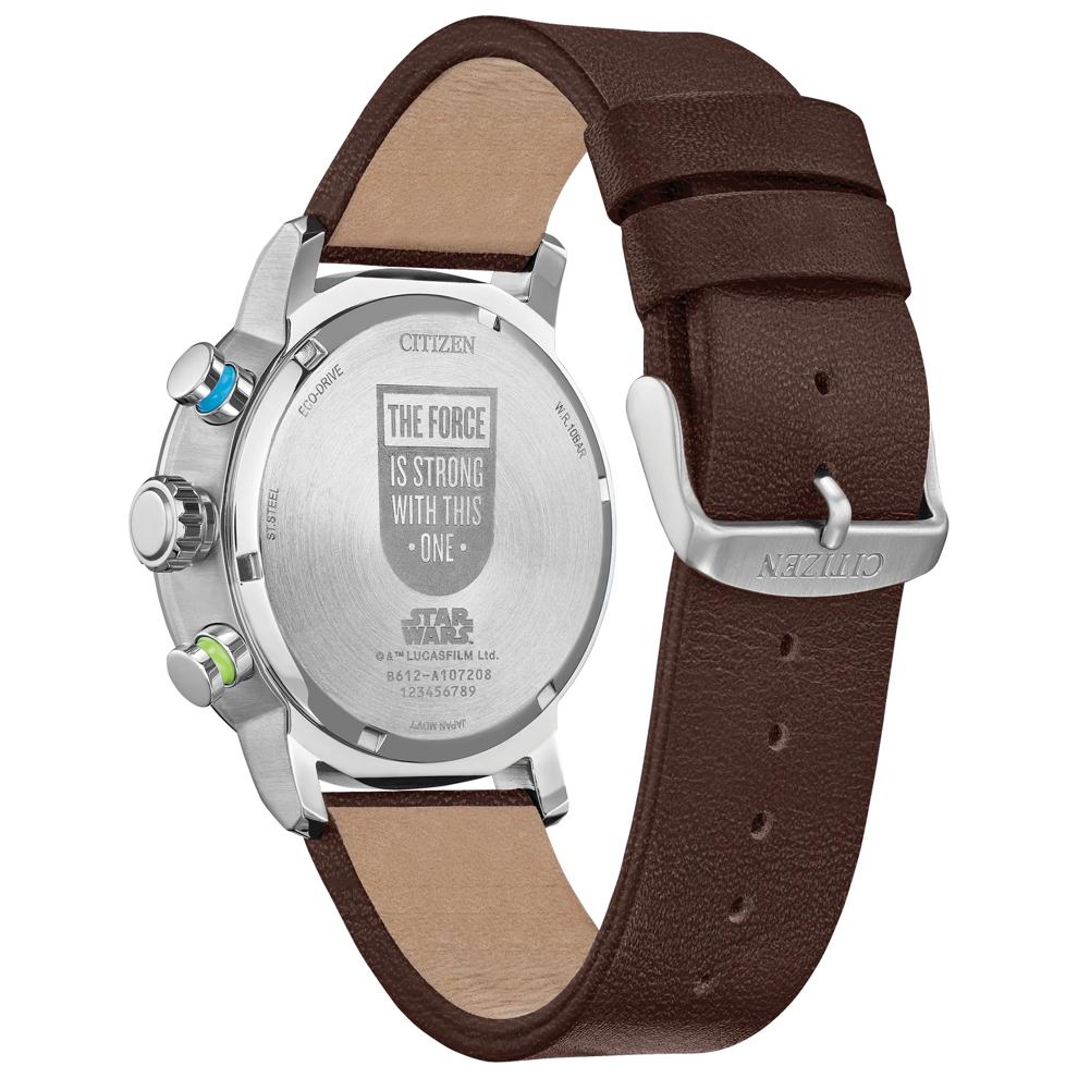 Men's Star Wars Luke Skywalker Watch in Brown Leather and Stainless Steel, 44MM – Image 3 of 3
