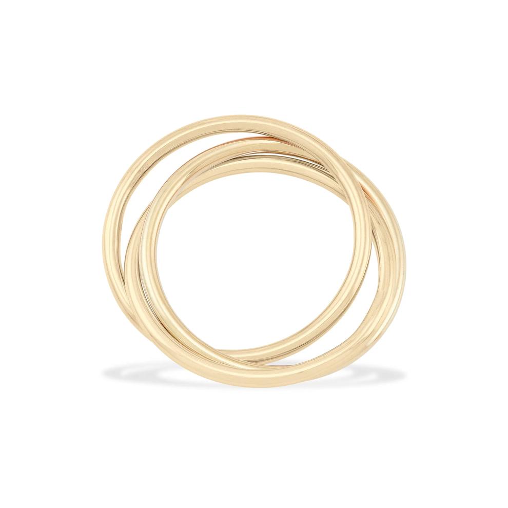 Rolling Ring in 14K Yellow Gold – Image 2 of 4