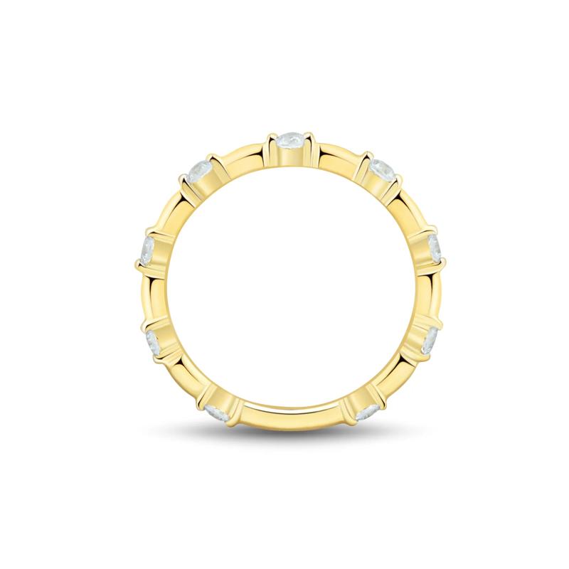 Lab Grown Diamond Bamboo Band in 10K Yellow Gold &#40;1/3 ct. tw.&#41; – Image 2 of 3