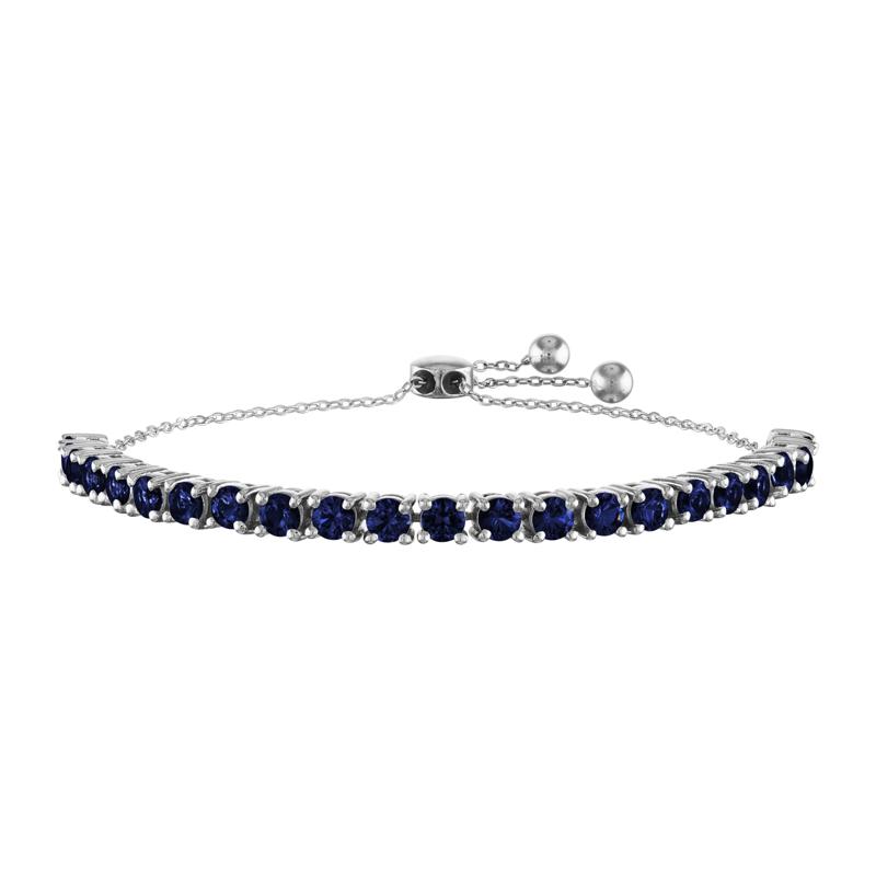 Sapphire Bolo Bracelet in Sterling Silver – Image 1 of 2