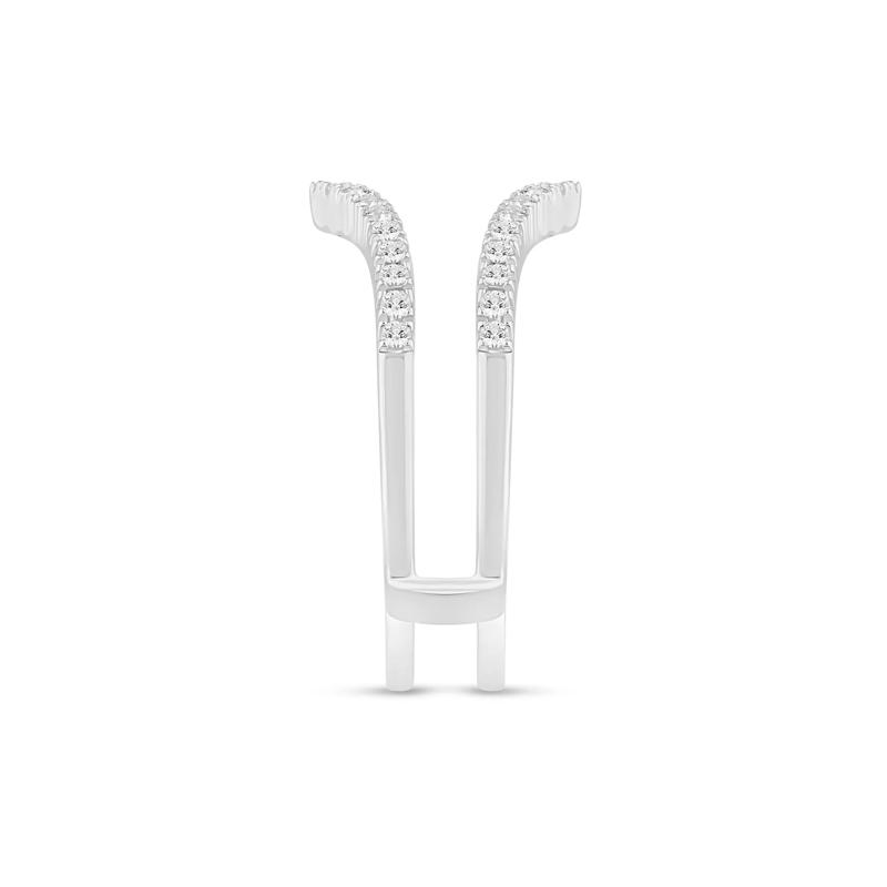 Lab Grown Diamond Chevron Ring Insert in 14K Rose White &#40;1/4 ct. tw.&#41; – Image 3 of 3