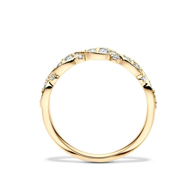Diamond Anniversary Band in 10K Yellow Gold &#40;1/4 ct. tw.&#41; – Image 2 of 4