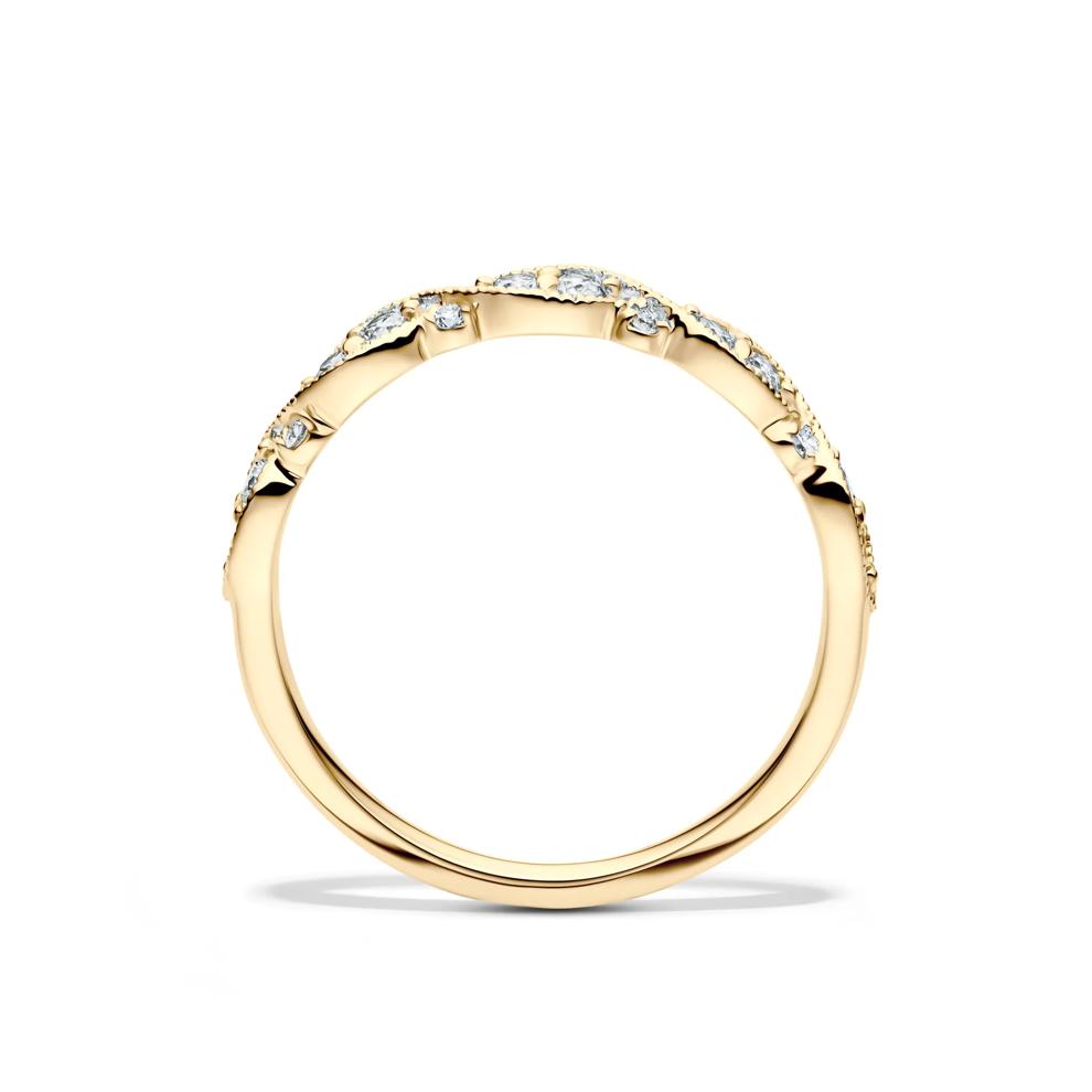 Diamond Anniversary Band in 10K Yellow Gold (1/4 ct. tw.) – Image 2 of 4
