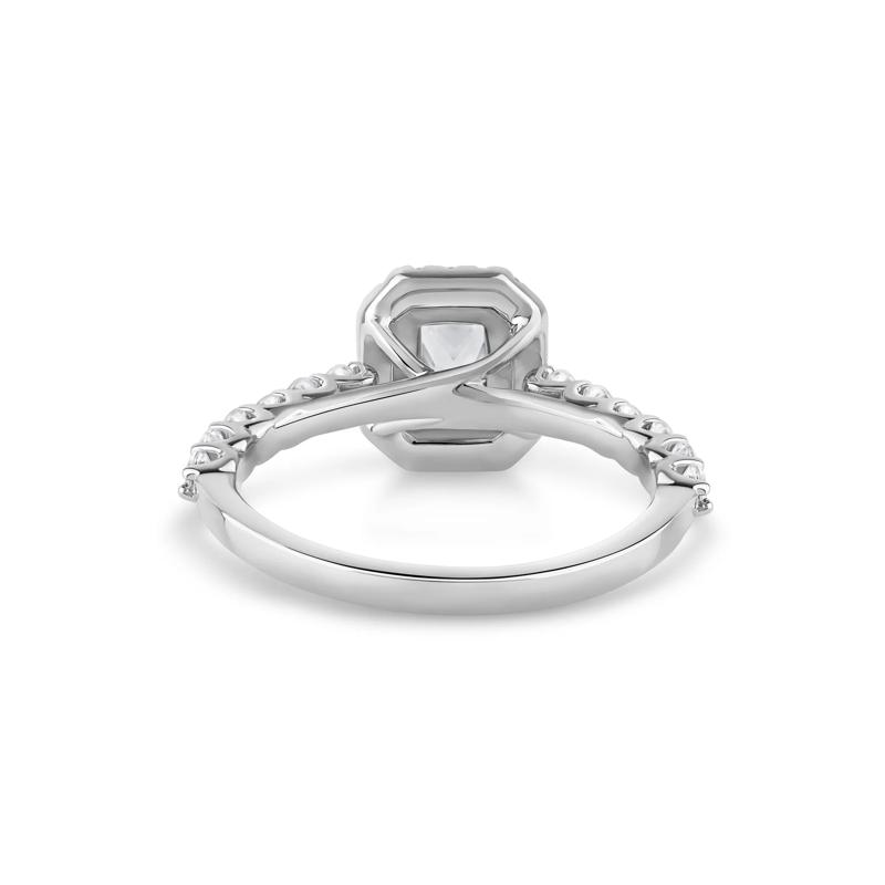 Radiant-Cut Diamond Engagement Ring in 14K White Gold &#40;1 ct. tw.&#41; – Image 4 of 4