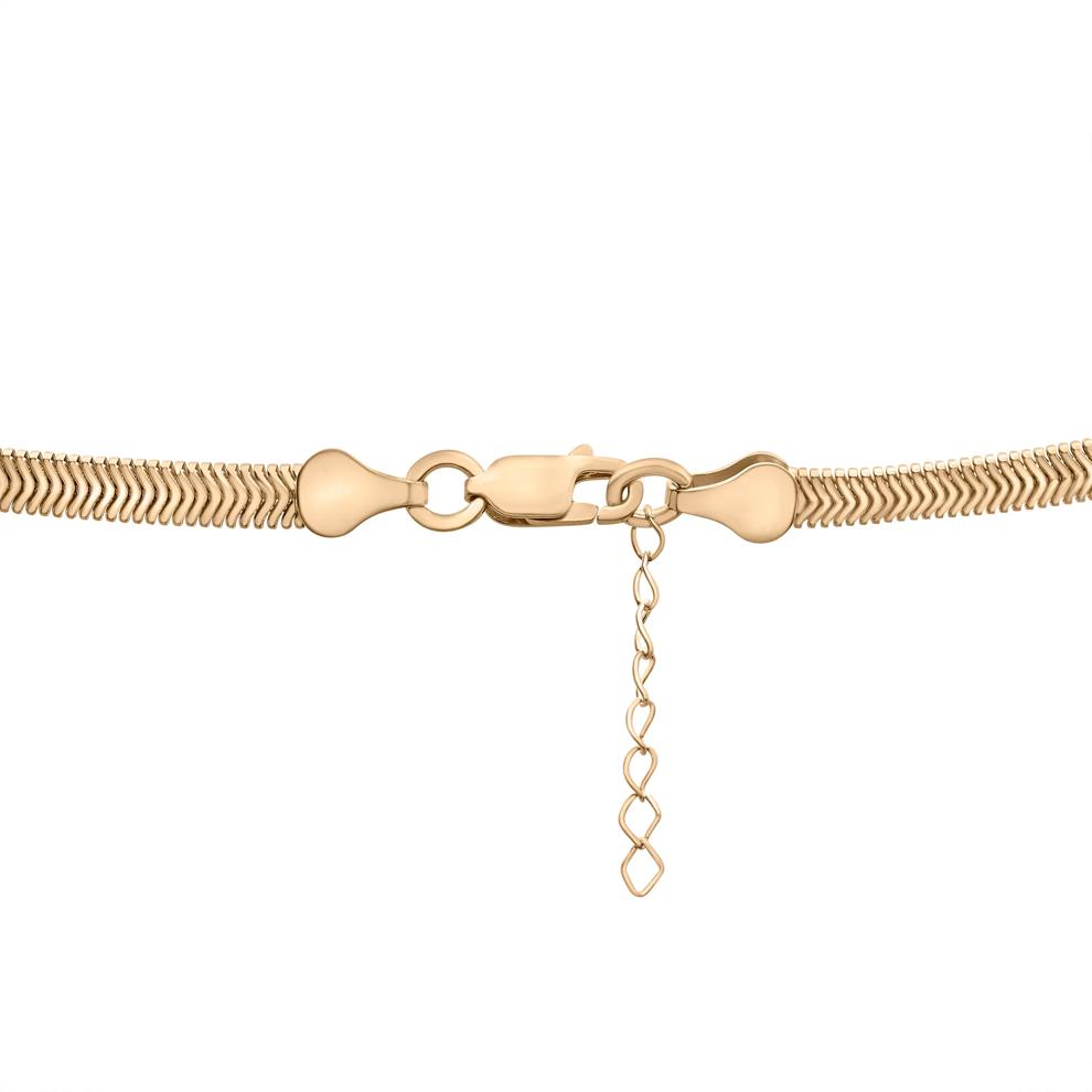 Snake Chain in Vermeil, 17" – Image 4 of 8