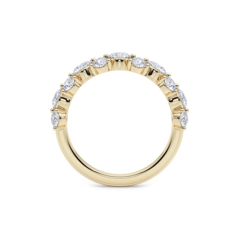 Lab Grown Diamond Anniversary Band in 14K Yellow Gold &#40;2ct. tw.&#41; – Image 2 of 5