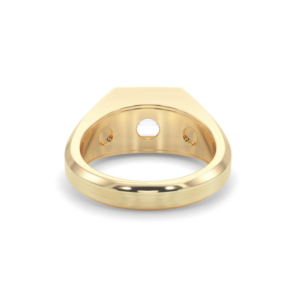 Lab Grown Diamond Emerald-Cut Solitaire Ring in 14K Yellow Gold (3 ct. tw.) – Image 4 of 5