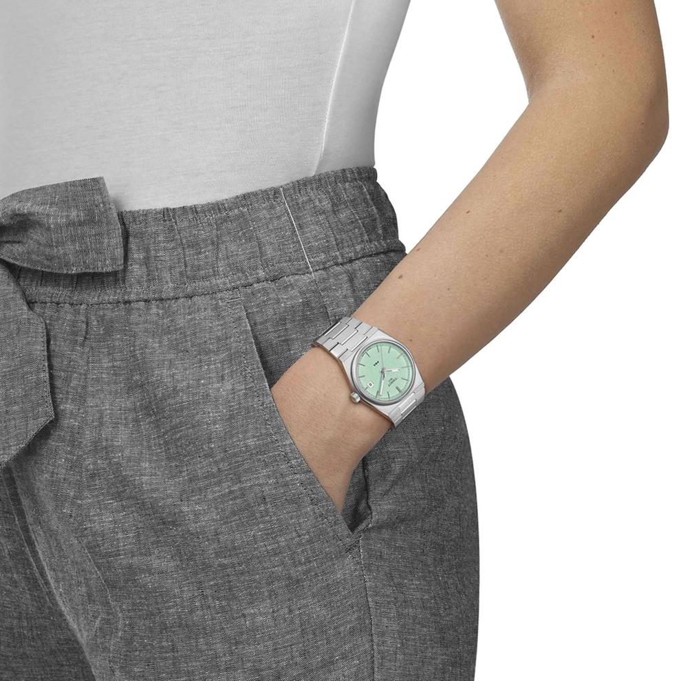 Ladies&rsquo; PRX Powermatic 80 Dress Watch in Stainless Steel – Image 5 of 5