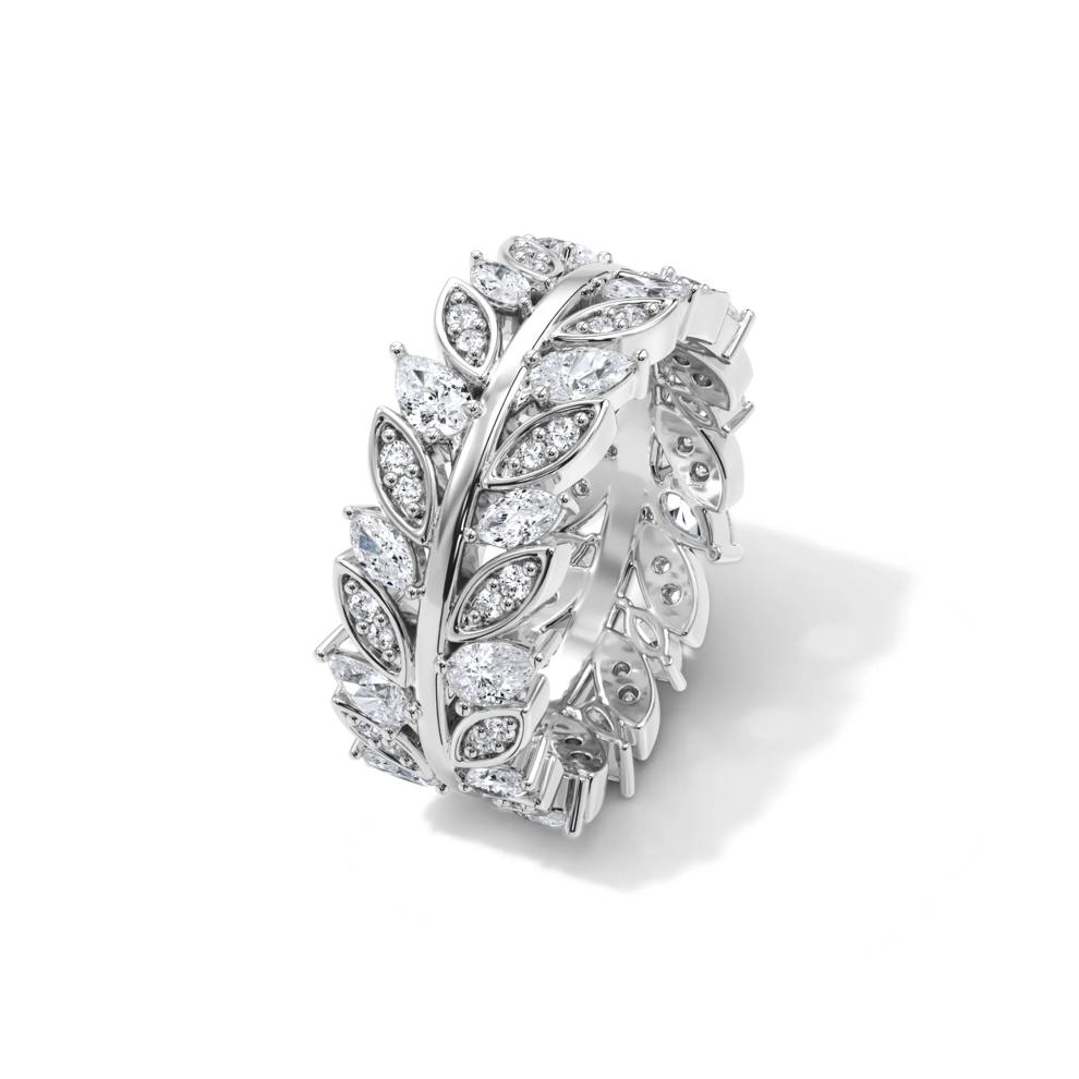 Lab Grown Diamond Multi-Shape True Eternity Band in 14K White Gold (1 1/2 ct. tw.) – Image 4 of 4