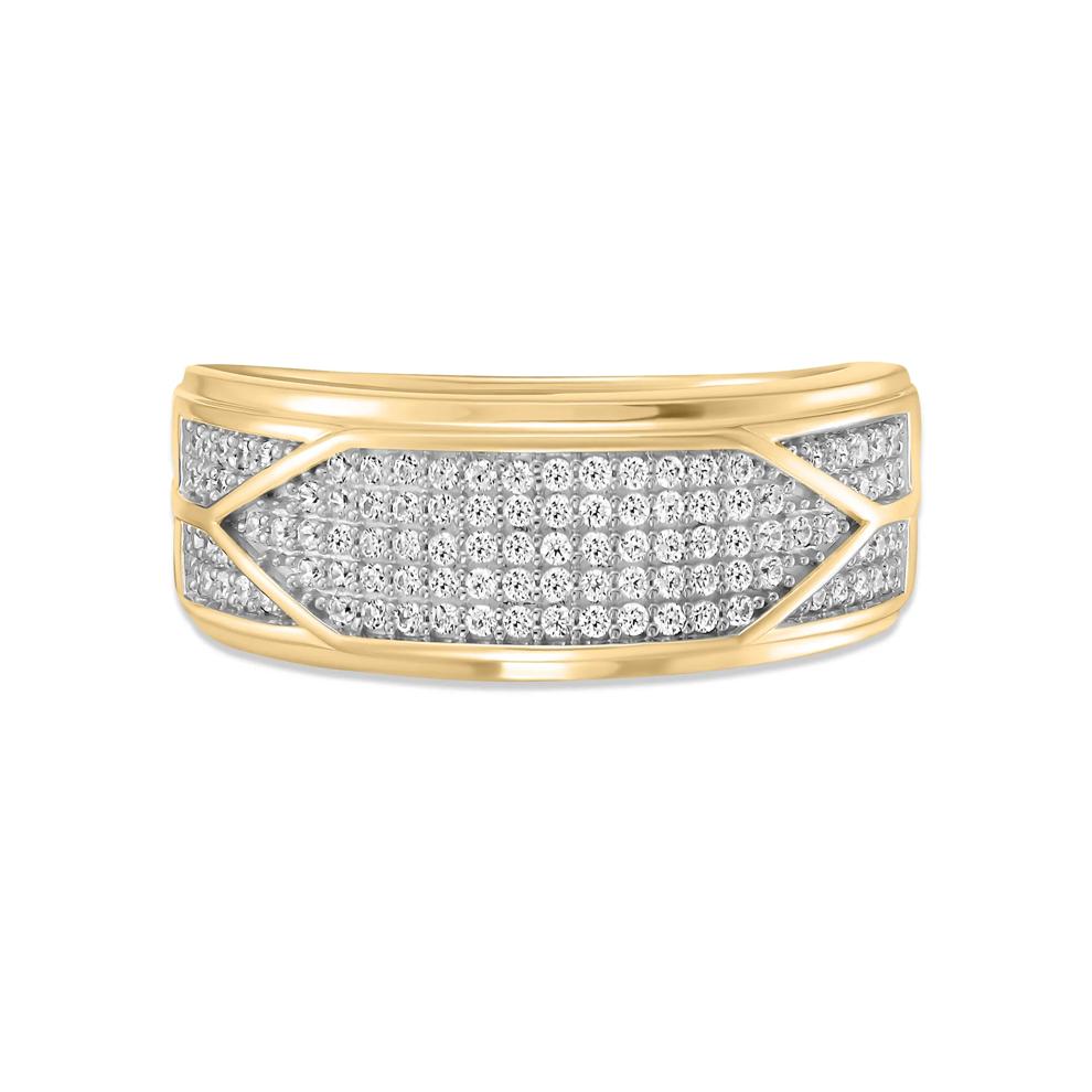 Men's Diamond Band in 10K Yellow Gold (1/2 ct. tw.) – Image 1 of 4
