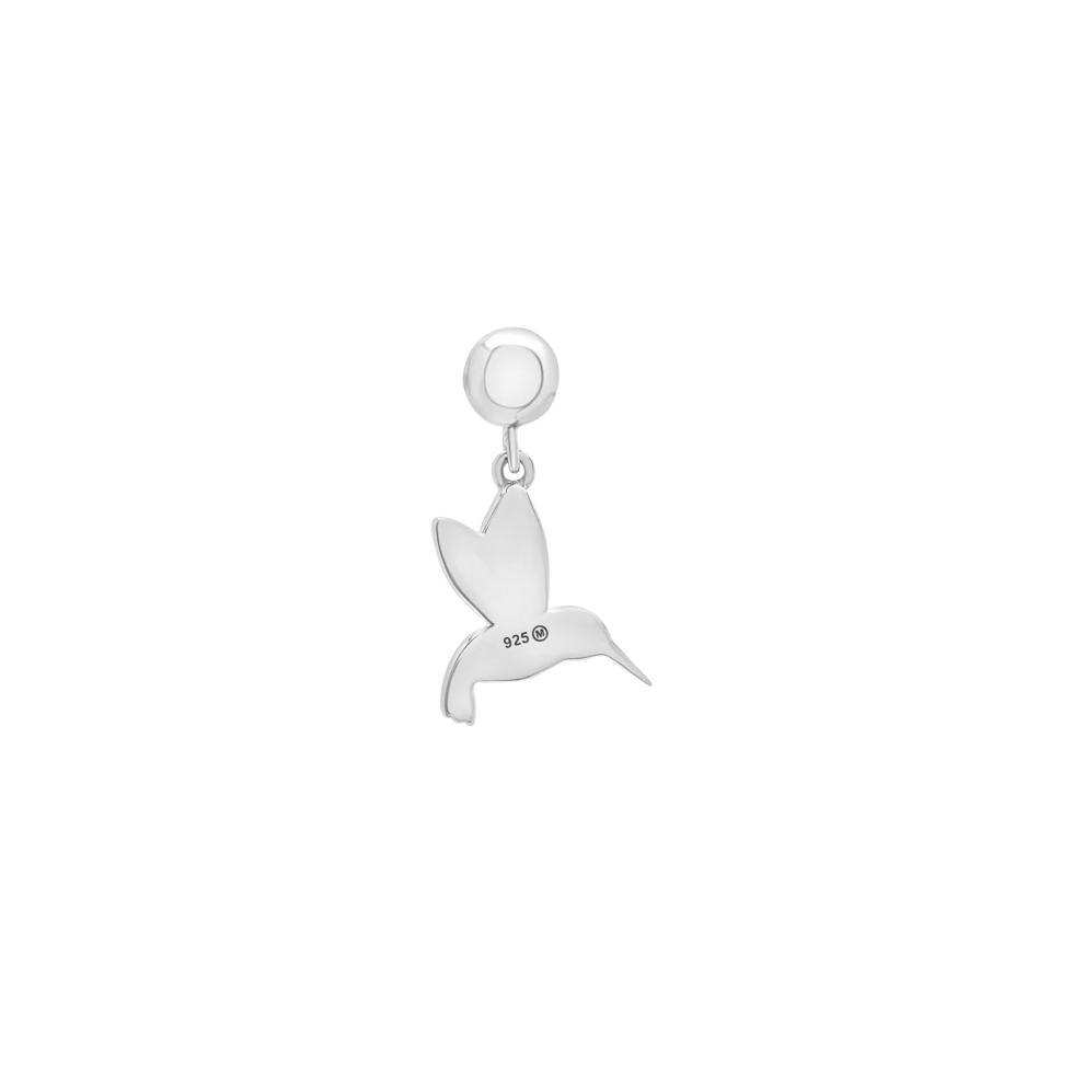 Hummingbird Bead Charm in Sterling Silver – Image 3 of 3