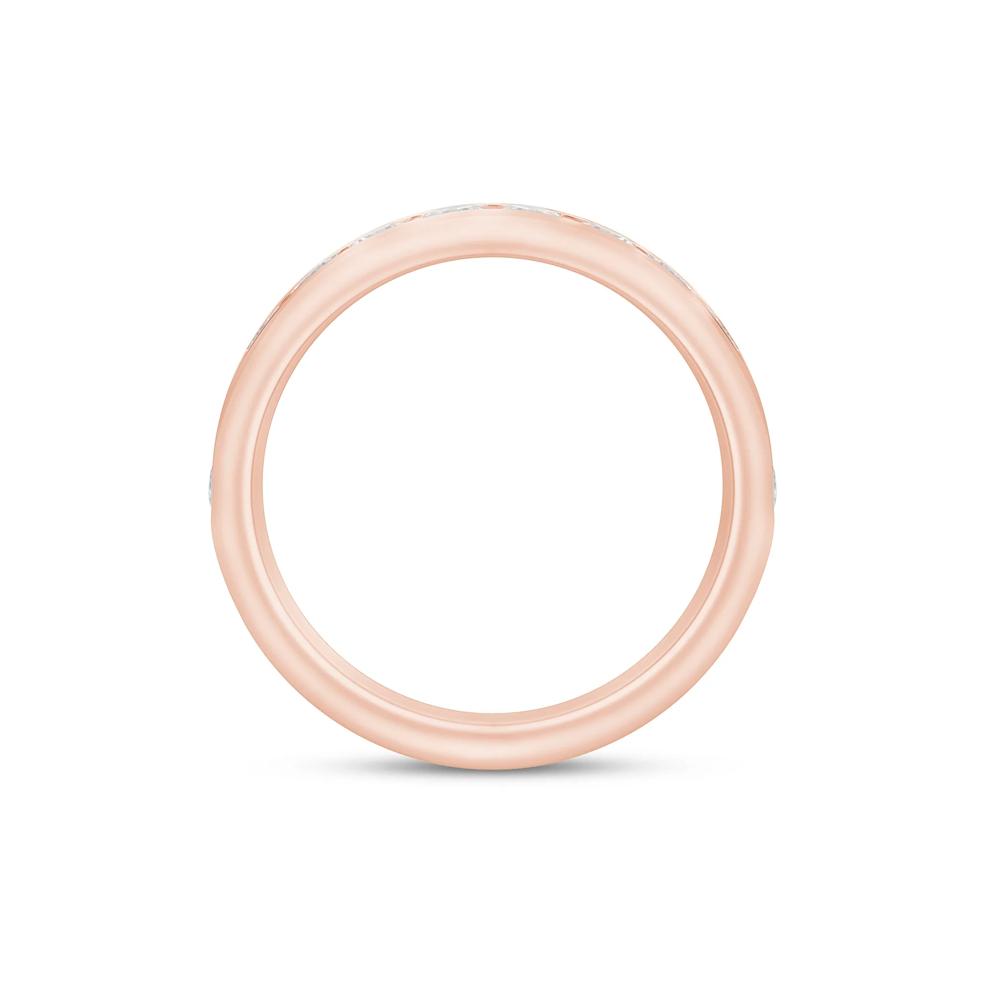 Lab Grown Diamond Channel-Set Wedding Band in 14K Rose Gold (1 ct. tw.) – Image 2 of 3