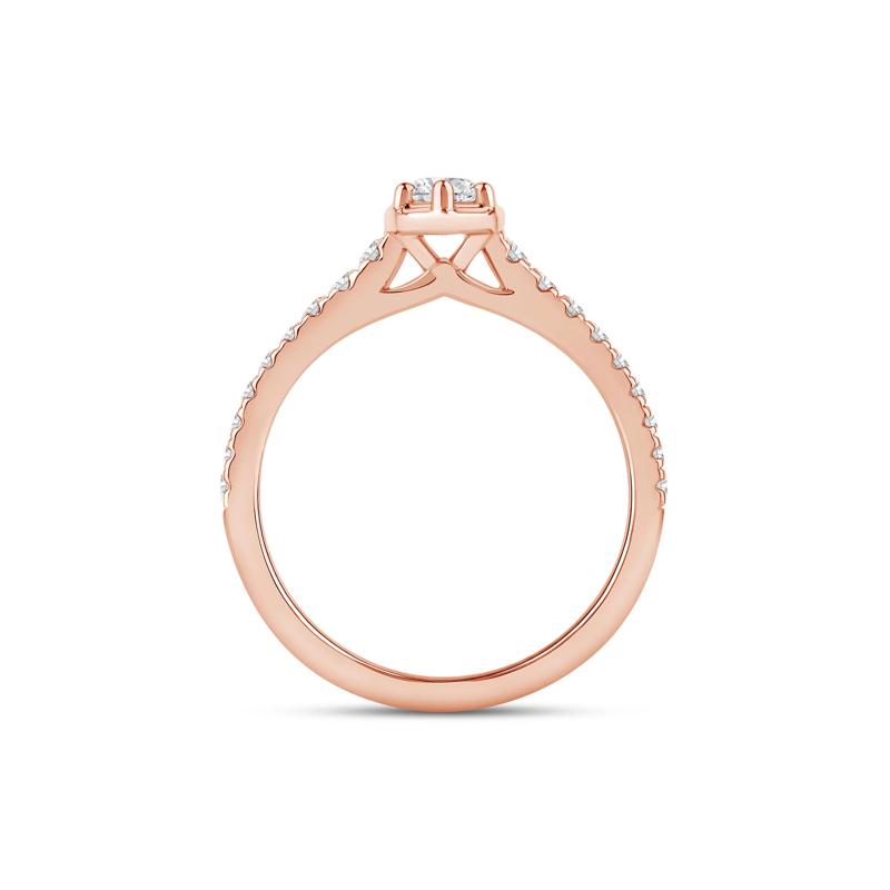 Marquise-Cut Diamond Engagement Ring in 14K Rose Gold &#40;3/4 ct. tw.&#41; – Image 2 of 4