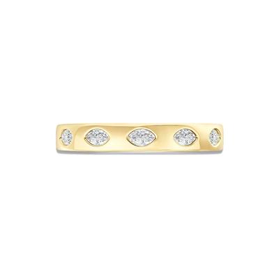 Rosie Lab Grown Diamond Matching Wedding Band in 14K Yellow Gold (1/3 ct. tw.)