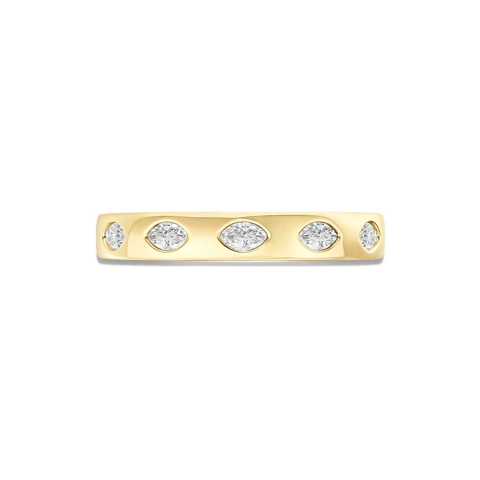 Rosie Lab Grown Diamond Matching Wedding Band in 14K Yellow Gold (1/3 ct. tw.) – Image 1 of 4