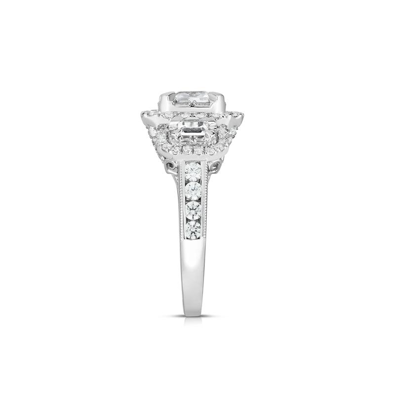 2 ct. tw. Diamond Engagement Ring in 14K White Gold – Image 3 of 3
