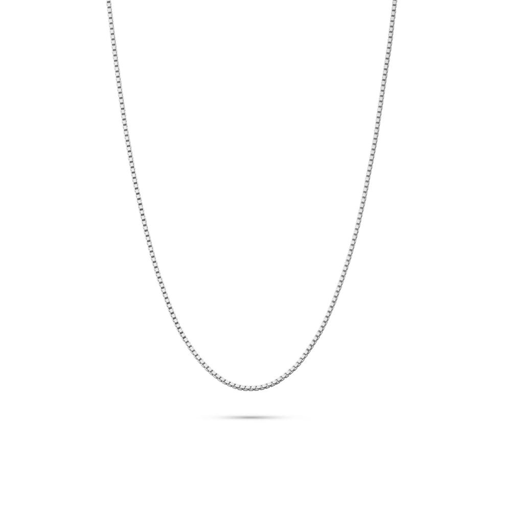 Box Chain in Sterling Silver, 18" – Image 1 of 5