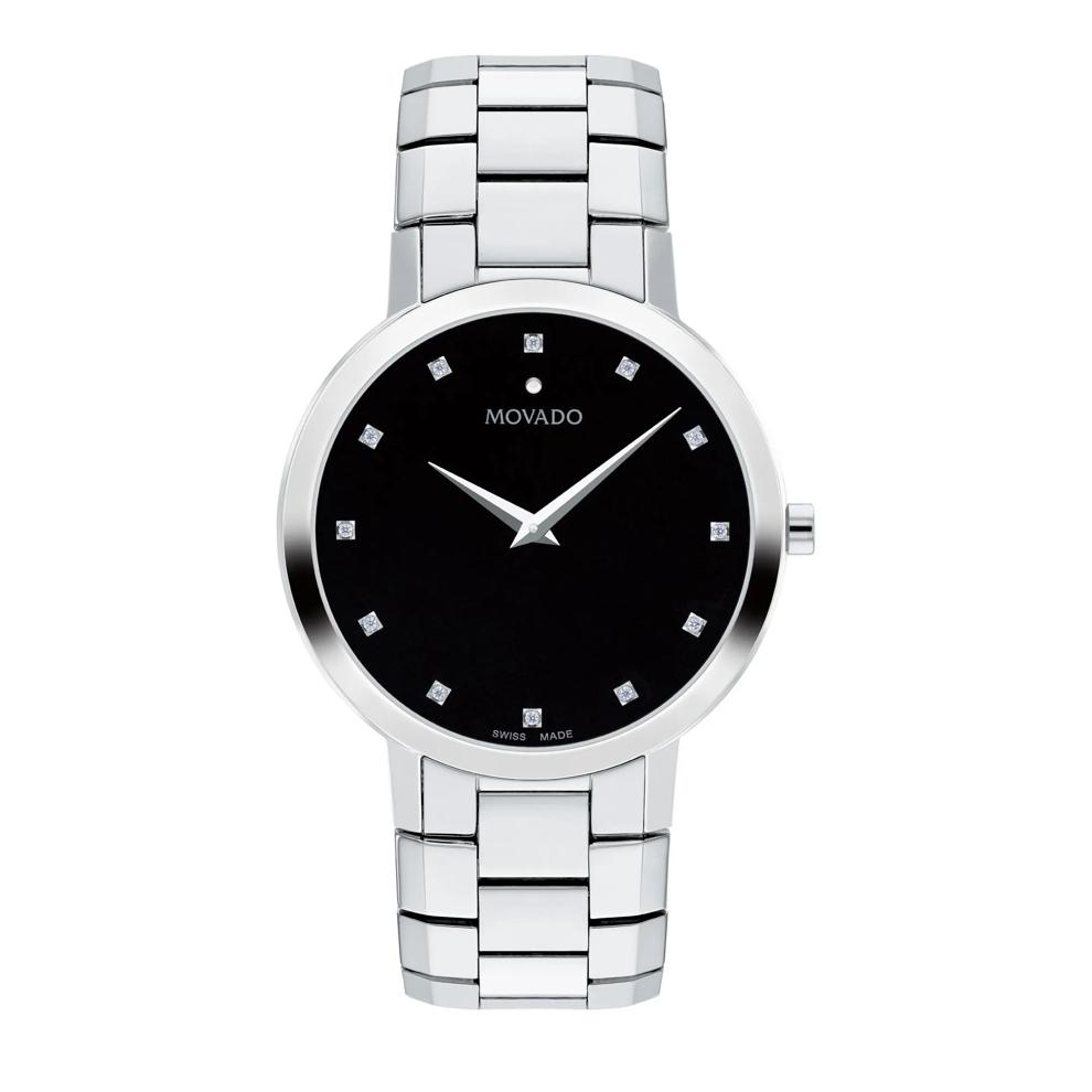 Movado Men's Faceto Watch in Stainless Steel, 39MM – Image 1 of 3