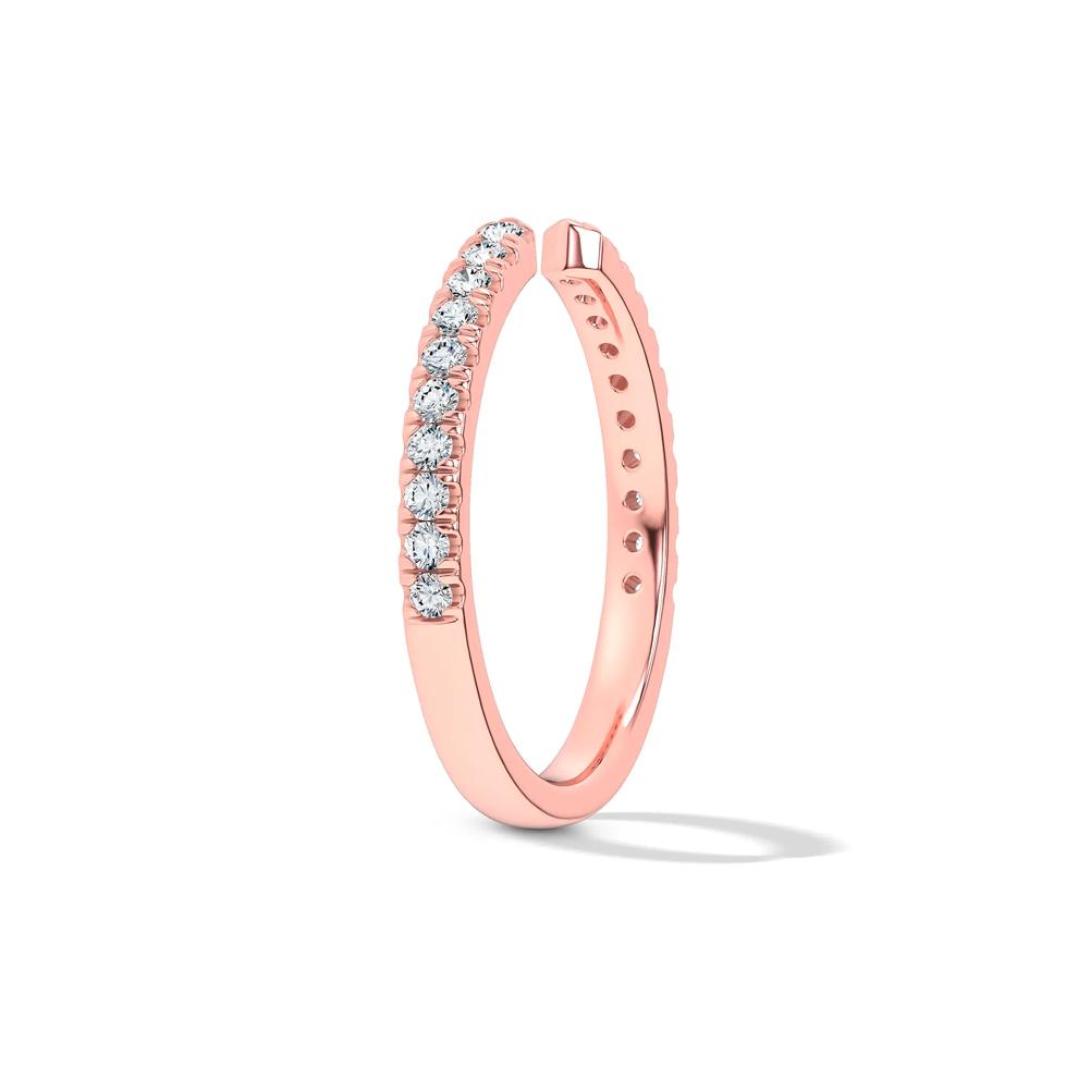 Lab Grown Diamond Open Band in 14K Rose Gold (1/4 ct. tw.) – Image 3 of 4