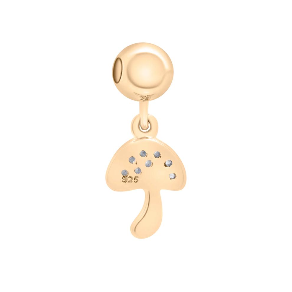 Diamond Accent Mushroom Bead Charm in Vermeil – Image 3 of 3