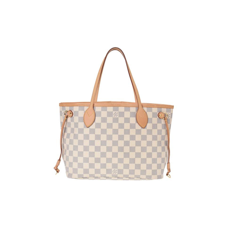 Pre-Owned Louis Vuitton Neverfull PM Damier Azur Tote – Image 2 of 8