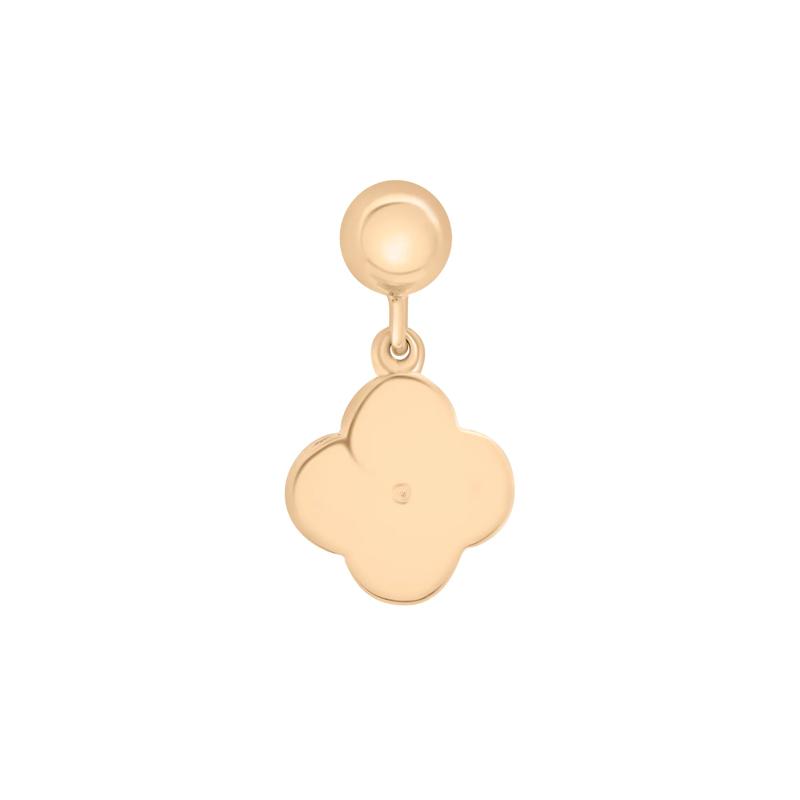 Diamond Accent Clover and Enamel Bead Charm in Vermeil – Image 3 of 3