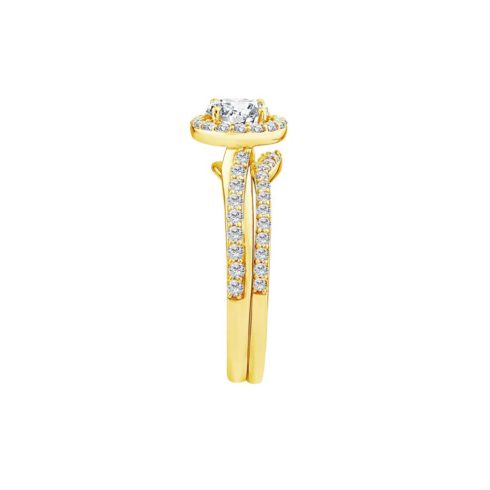 Lab Grown Diamond Engagement Ring Set in 10K Yellow Gold (1 1/5 ct. tw.) – Image 3 of 3