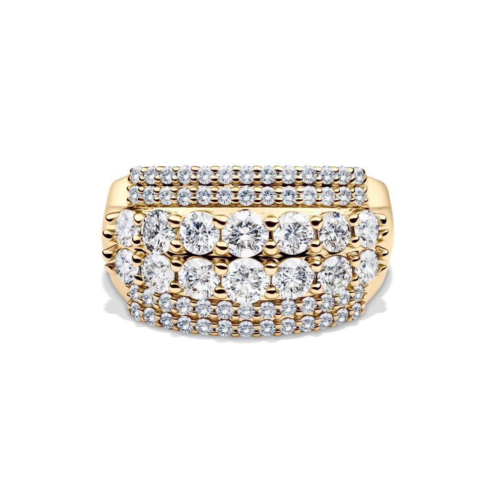 2 ct. tw. Diamond Band in 10K Yellow Gold – Image 1 of 4