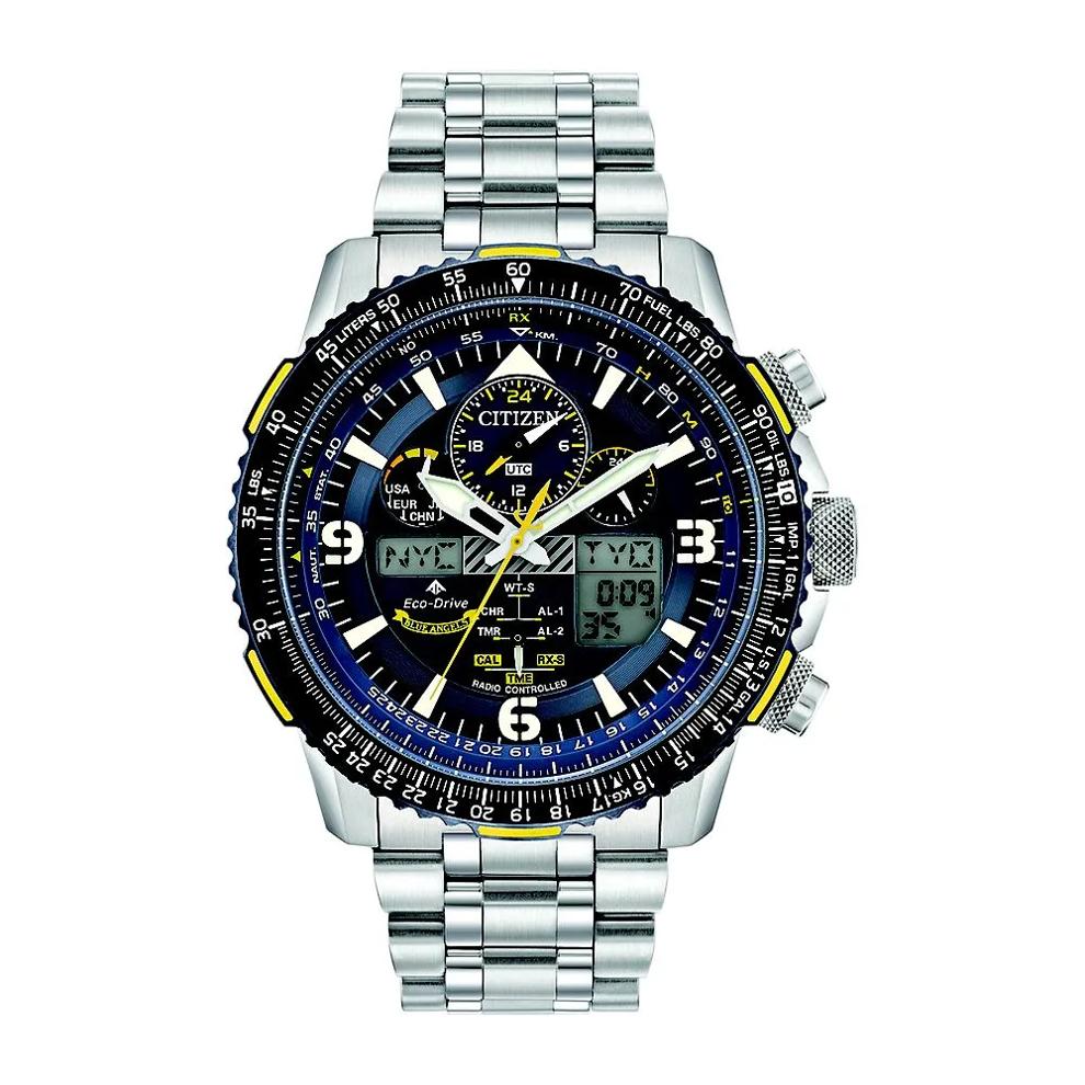 Promaster Skyhawk A-T Blue Angels Men&rsquo;s Watch in Stainless Steel – Image 1 of 3