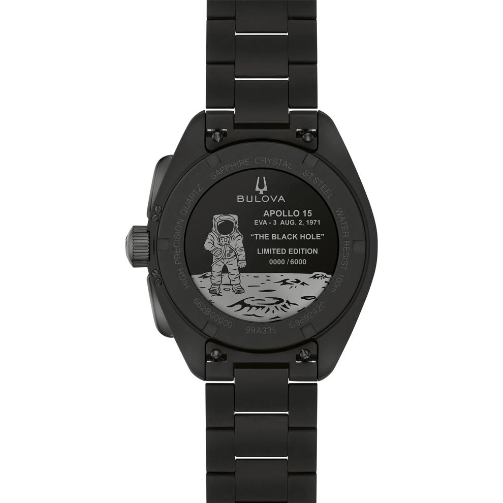 Men's Limited Edition Lunar Pilot Chrono Watch in Black Tone Stainless Steel – Image 2 of 4