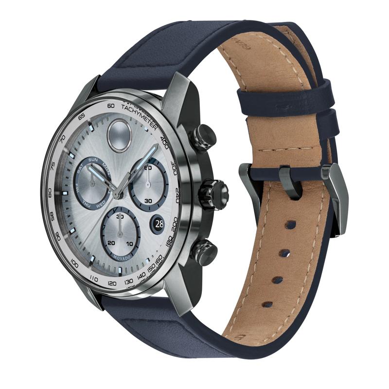 Verso Men&rsquo;s Watch in Gray Ion-Plated Stainless Steel, 44MM – Image 2 of 3