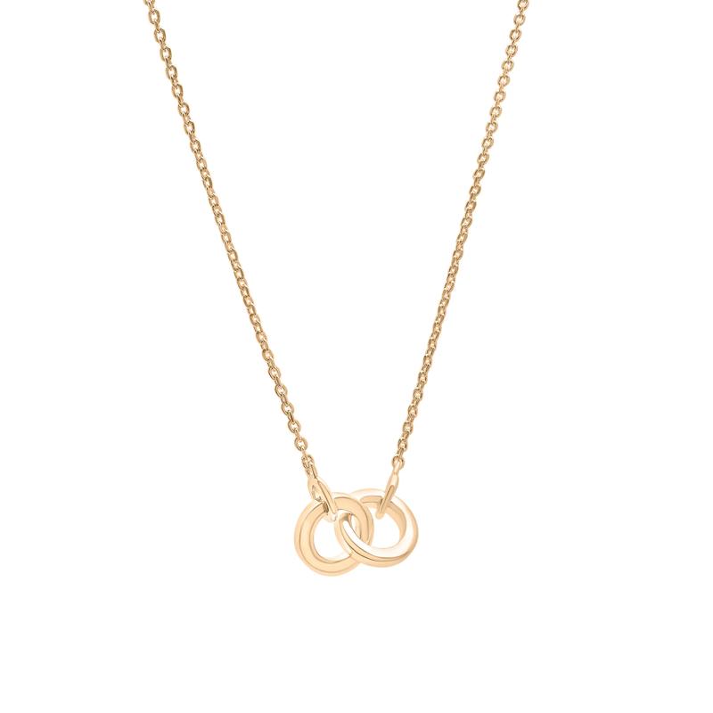 Linked Circle Necklace in Vermeil – Image 2 of 5